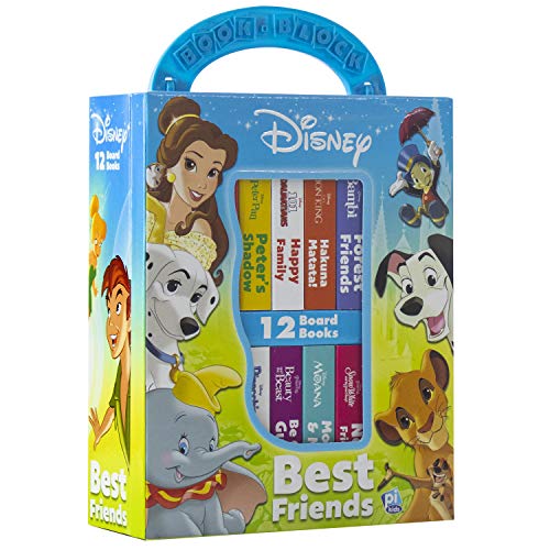 Disney - Best Friends My First Library Board Book Block 12-Book Set - PI Kids