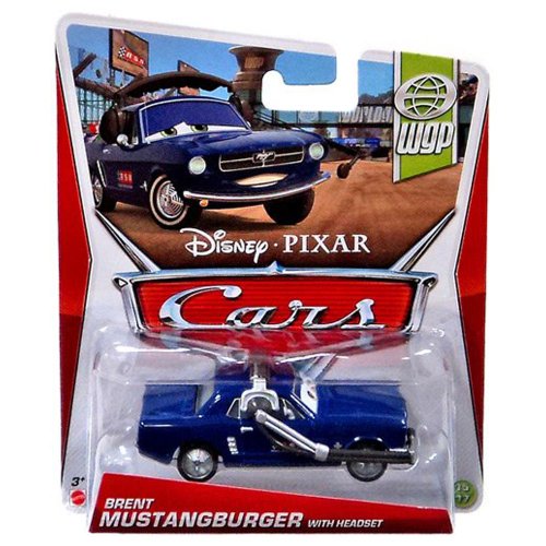 Disney Cars Cast 1:55 - Coche y Vehículos Modelos de 2013 a Elegir - Brent Mustangburger - WGP