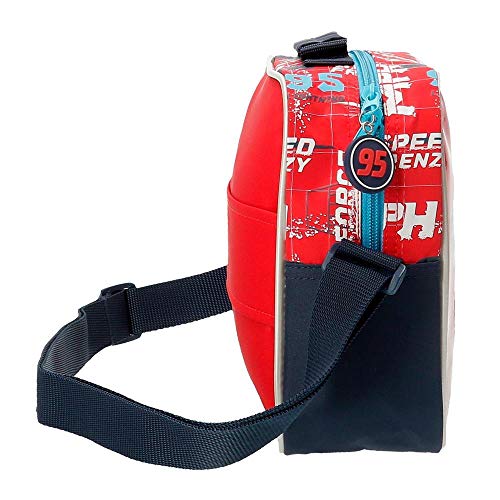 Disney Cars Speed Trails Neceser con Bandolera, Rojo