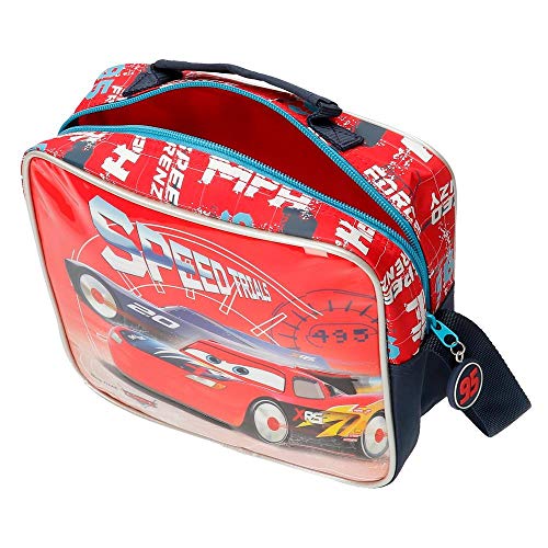 Disney Cars Speed Trails Neceser con Bandolera, Rojo
