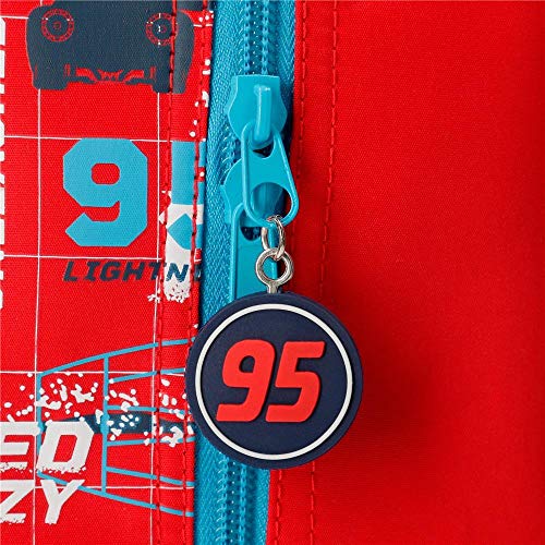 Disney Cars Speed Trails Neceser con Bandolera, Rojo