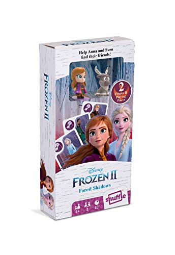 Disney- Juego de Cartas de Frozen 2 Figuras – Forest Shadows (Cartamundi Figurine Card Game)