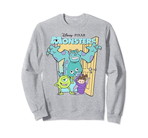 Disney Pixar Monsters Inc. Mike Sully Boo Group Poster Sudadera
