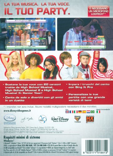 Disney Sing It! High School Musical [Importación italiana]