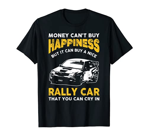 Divertido chiste de coche de rally que dice para el conductor de rally Racing papá regalo Camiseta