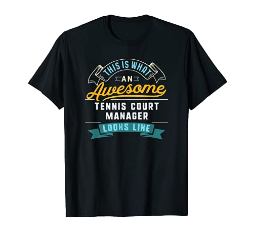 Divertido trabajo de director de pista de tenis Camiseta