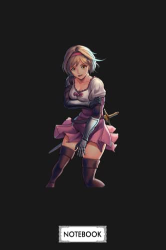 Djeeta Granblue Fantasy Versus Notebook: Lined College Ruled Paper,6x9 120 Pages,journal,matte Finish Cover,diary,planner