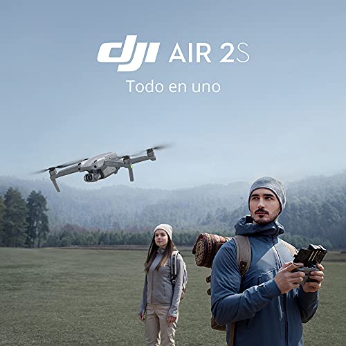 DJI Air 2S Worry-Free Fly More Combo Drone Quadcopter, Gimbal a 3 Assi con Fotocamera, Video 5.4K, Sensore CMOS 1”, MasterShots, Offre Due Sostituzioni in un Anno, Copre Diversi Tipi di Incidenti