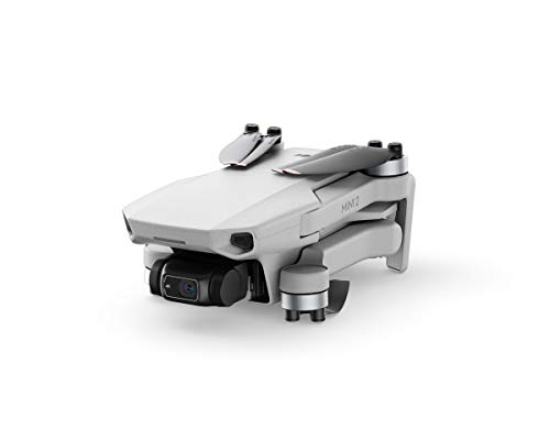 DJI Mini 2 Ultraligero y Plegable Drone Quadcopter, 3 Ejes Gimbal con Cámara 4K, Foto 12MP, 31 Minutos de Vuelo, OcuSync 2.0 HD Transmisión de Vídeo, Sin Tarjeta, Sin Care Refresh