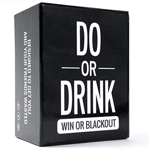 Do or Drink - Juego de cartas de fiesta (no necesariamente español), ideal para la universidad, camping, fiestas de cumpleaños, diversión para todos