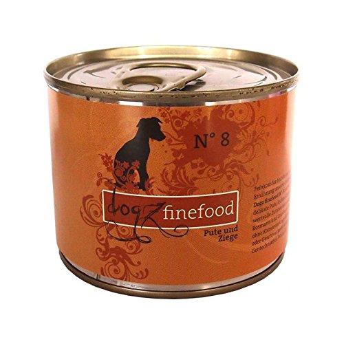 Dogz finefood Dose No. 8 Pute & Ziege 200g (Menge: 6 je Bestelleinheit)