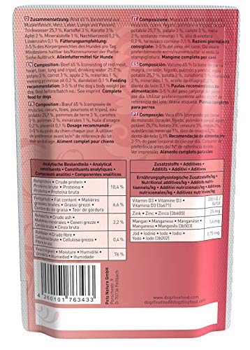 Dogz finefood Perros Forro No. 2 100 g de Vacuno, 12 Unidades (12 x 100 g)