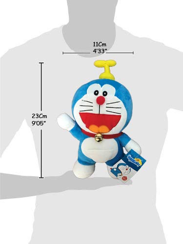 Doraemon Felpa Peluche Gato Robot con HELICE 20cm - Original y Oficial