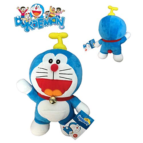 Doraemon Felpa Peluche Gato Robot con HELICE 20cm - Original y Oficial