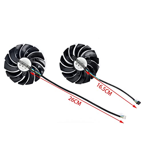 Dotodo PLD10010S12HH 95mm DC12V 0.40A RTX3060 RTX3070 VGA Reemplazar ventilador de gráficos Cooler para MSI RTX 3070 3060 3060Ti VENTUS 2X OC ventilador de refrigeración de tarjeta gráfica (Fan-AB)