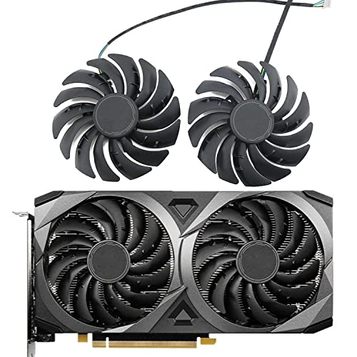 Dotodo PLD10010S12HH 95mm DC12V 0.40A RTX3060 RTX3070 VGA Reemplazar ventilador de gráficos Cooler para MSI RTX 3070 3060 3060Ti VENTUS 2X OC ventilador de refrigeración de tarjeta gráfica (Fan-AB)