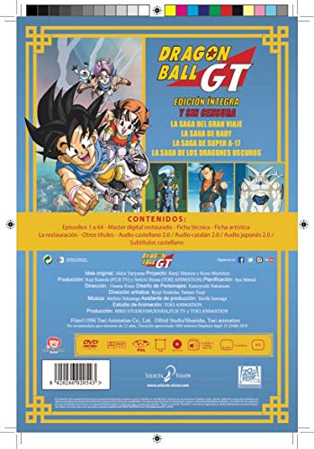 Dragon Ball Gt Sagas Completas Ep. 1 A 64 En 16 Dvd