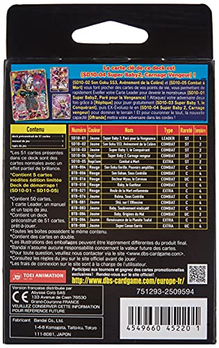 Dragon Ball Super Card Game - Tarjeta de Jugar