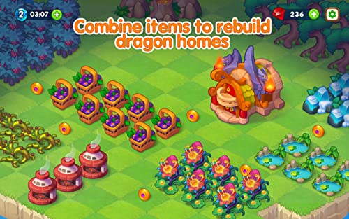 Dragon Magic - Fun Merge Games With Dragons & Magical Creatures: Upgrade All Monsters in Your Merging World & Egg Evolution Puzzle Game Free and New App