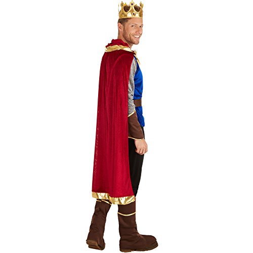 dressforfun Disfraz de Rey para Hombre | Incl. Capa + Botas y Mitones (XXL | No. 301219)