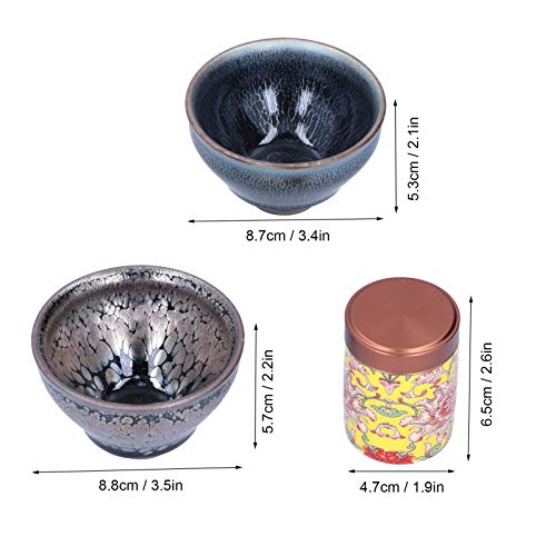 Drinkware, juego de té de cerámica de la taza de té de Kung Fu para la exhibición de la familia