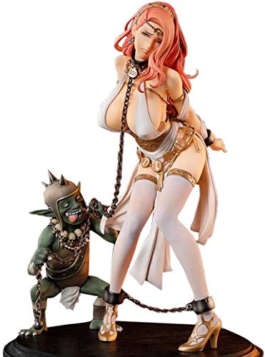 dsfew Anime Model Kit, 1/6 26.5cm Garage Kit Anime Figura De Anime Mejorada Figura De PVC De Resina Dura Inamovible Juguete Coleccionable - Anime Queen con Modelo Goblin