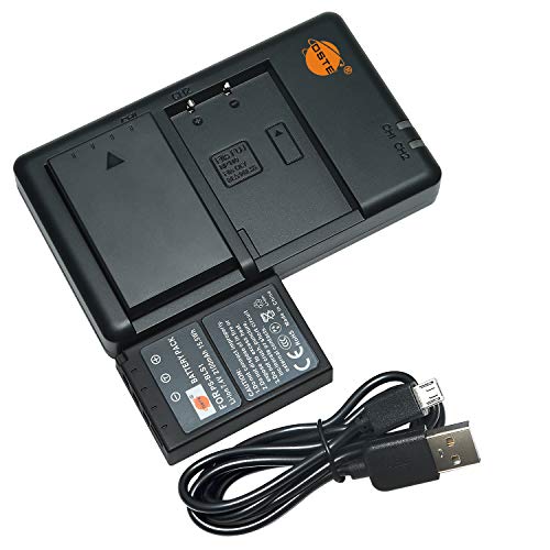 DSTE 2PCS BLS-1 PS-BLS1(2100mAh/7.4V) Batería Cargador Compatible para Olympus E-400,E-410,E-420,E-450,E-600,E-620,E-P1,E-P2,E-P3,E-PL1,E-PL3,E-PM1 Cámara