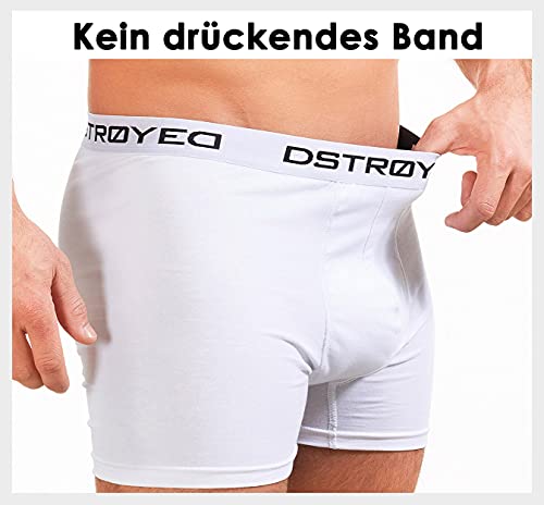 Dstroyed ® - Calzoncillos tipo bóxer para hombre, paquete de 12, calzoncillos tipo bóxer, 318 313b - Juego de 12 unidades multicolor XL