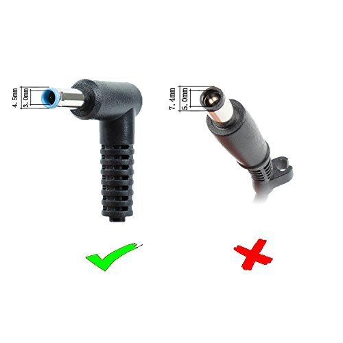 DTK 19.5V 2.31A 45W Cargadores y adaptadores para portátiles y netbooks para HP Cargadore Portátile Netbook Ordenador Computadora AC Laptop Adaptador Cargador Connector【4.5*3.0mm】