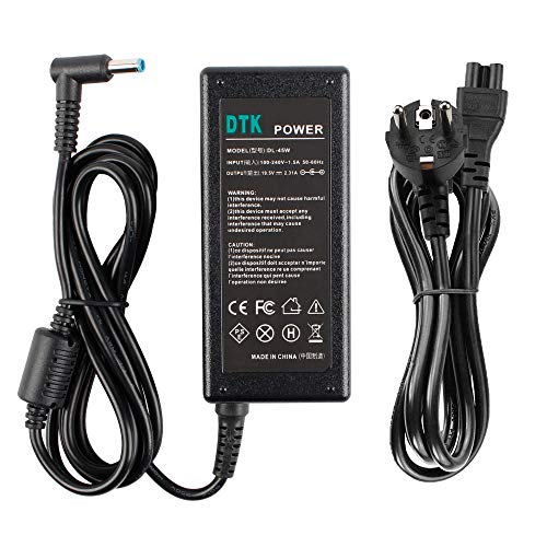 DTK 19.5V 2.31A 45W Cargadores y adaptadores para portátiles y netbooks para HP Cargadore Portátile Netbook Ordenador Computadora AC Laptop Adaptador Cargador Connector【4.5*3.0mm】
