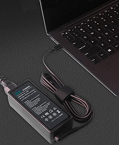 DTK 19.5V 3.33A 65W Cargadores y adaptadores para portátiles y netbooks para HP Cargadore Portátile Netbook Ordenador Computadora AC Laptop Adaptador Cargador Connector【4.5 * 3.0mm】