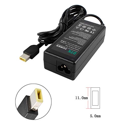 DTK 20V 2.25A 45W Cargadores y adaptadores para portátiles y netbooks para Lenovo thinkpad Cargadore Portátile Netbook Ordenador Computadora AC Laptop Adaptador Cargador Connector【11.0*5.0mm】