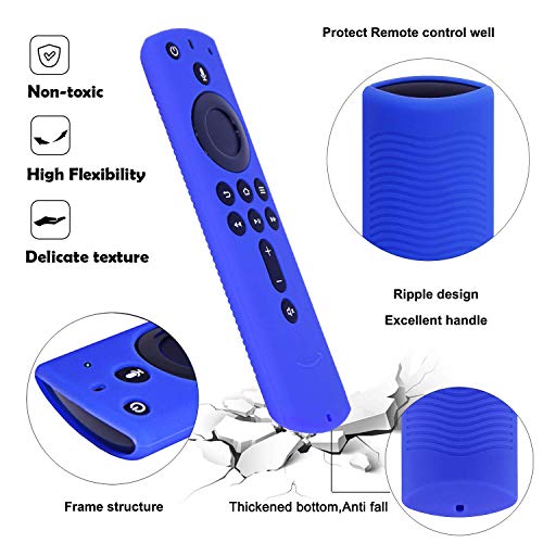 Ducomi Funda Mando Fire TV Stick – para 4K / Fire TV (3ª generación) Compatible con Mando Alexa de Segunda Gen - Funda de Silicona