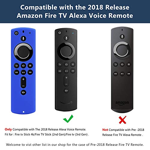 Ducomi Funda Mando Fire TV Stick – para 4K / Fire TV (3ª generación) Compatible con Mando Alexa de Segunda Gen - Funda de Silicona