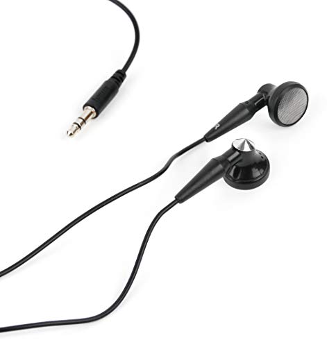 DURAGADGET Auriculares estéreo in Ear en Color Negro para Smartphone BQ Aquaris X5 Cyanogen Edition, Aquaris U Lite, Aquaris U Plus, Aquaris U, Aquaris X5 Plus, Aquiaris M5
