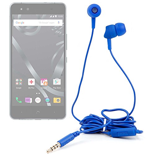 DURAGADGET Auriculares in Ear con Mando de Manos Libres para Smartphone BQ Aquaris X5 Cyanogen Edition, Aquaris U Lite, Aquaris U Plus, Aquaris U, Aquaris X5 Plus, Aquiaris M5