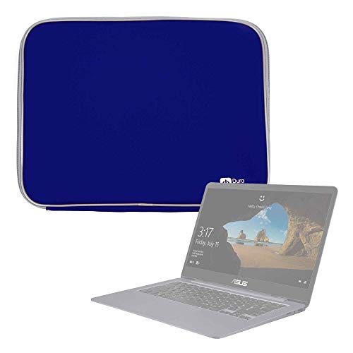 DURAGADGET Funda De Neopreno Azul para Portátil HP OMEN 15-ce016ns, ASUS FX504GE-DM198T, ASUS FX504GD-DM473 - Ligera para Transportar Su Dispositivo