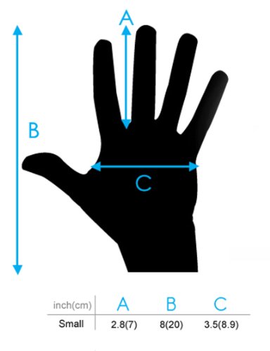 DURAGADGET Guantes Negros para Pantalla Táctil para Smartphone BQ Aquaris U Lite/U Plus/U / X5 Plus - Talla Pequeña - ¡Ideales para El Invierno!