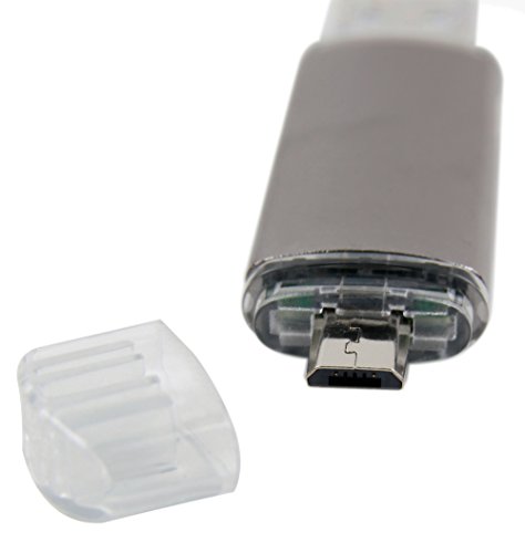 DURAGADGET Pendrive USB 2.0 con conexión USB y Micro USB - 16 GB para Portátil HP OMEN 15-ce016ns, ASUS FX504GE-DM198T, ASUS FX504GD-DM473, ASUS VivoBook S14 S406UA-BV121T