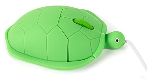 DURAGADGET Ratón con Forma De Tortuga para Portátil HP OMEN 15-ce016ns, ASUS FX504GE-DM198T, ASUS FX504GD-DM473, ASUS VivoBook S14 S406UA-BV121T - con Conexión USB - Ideal para Sus Hijos