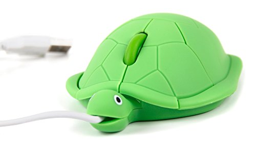 DURAGADGET Ratón con Forma De Tortuga para Portátil HP OMEN 15-ce016ns, ASUS FX504GE-DM198T, ASUS FX504GD-DM473, ASUS VivoBook S14 S406UA-BV121T - con Conexión USB - Ideal para Sus Hijos