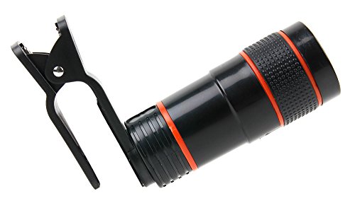 DURAGADGET Zoom, Objetivo, Lente, telescopio para Smartphone BQ Aquaris X5 Cyanogen Edition, Aquaris U Lite, Aquaris U Plus, Aquaris U, Aquaris X5 Plus, Aquiaris M5. Incluye Gamuza de Limpieza.