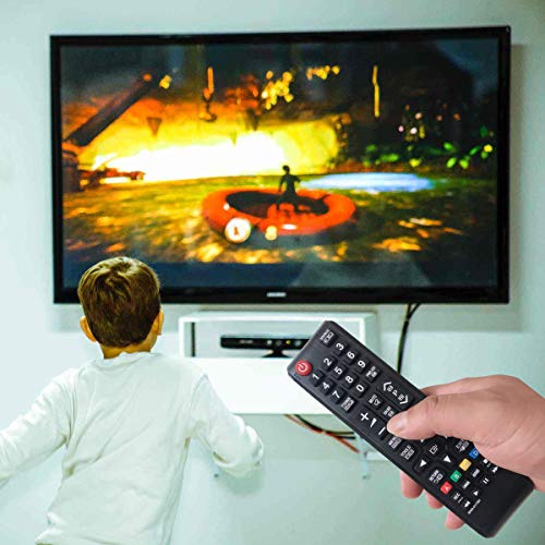 EAESE Mando Samsung BN59-01175N Reemplazo Mando a Distancia para Samsung LCD LED Smart TV UE40H6470SSXZG UE40HU6900SXZG UA85JU7000W UA88JS9500W Compatible con todos los controles remotos de Samsung TV