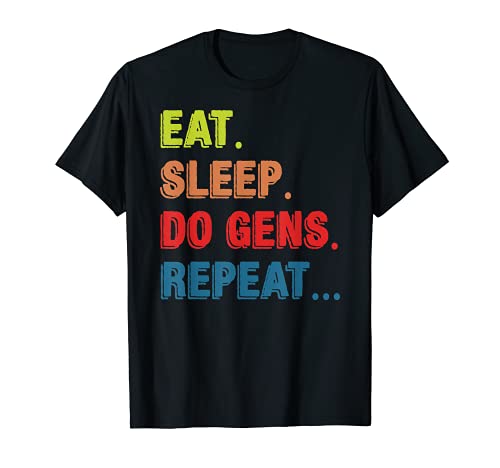 Eat Sleep Do Gens Repeat DBD Traje de juego Camiseta