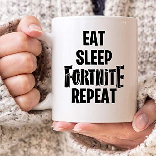 Eat Sleep Fornite Repeat Pubg Player Unknown Battlegrounds - Taza para juegos