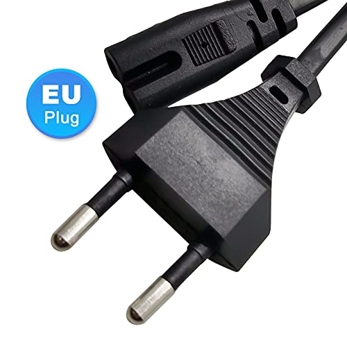 Eaxus® Fuente de alimentación adecuada para Nintendo Wii - Cable de alimentación de repuesto de 2,1 metros Adaptador de CA