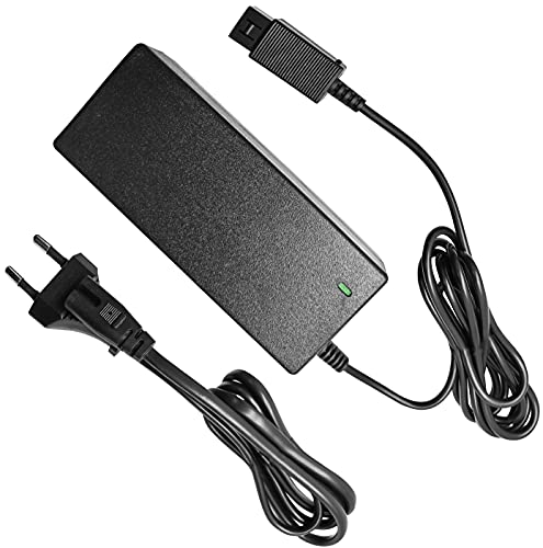 Eaxus® Fuente de alimentación adecuada para Nintendo Wii - Cable de alimentación de repuesto de 2,1 metros Adaptador de CA