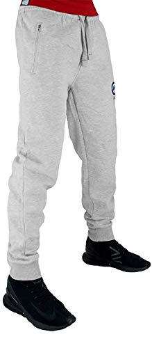 Ecko Hombre Algodón de Diseño Pantalones Joggers, Negro, Azul, Gris - Gris Negro, XL