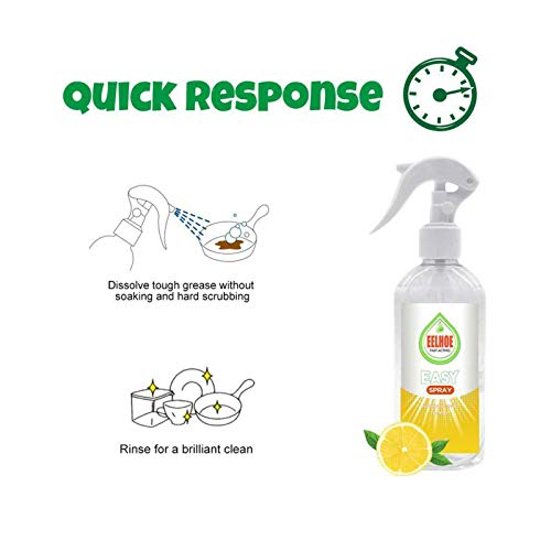 EDCV Kitchen All-Purpose Bubble Cleaner, Professional Kitchen Cleaner Spray, Kitchen Grease Cleaner, Multi-Purpose Foam Cleaner (C)