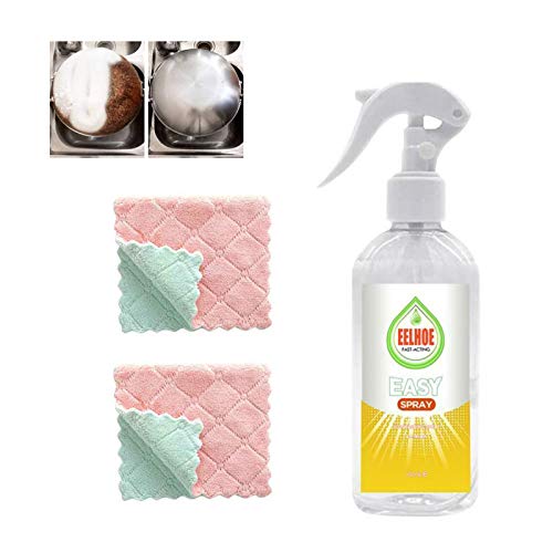 EDCV Kitchen All-Purpose Bubble Cleaner, Professional Kitchen Cleaner Spray, Kitchen Grease Cleaner, Multi-Purpose Foam Cleaner (C)